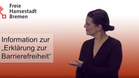 Titelbild Video Informationen zur Erklärung der Barrierefreiheit Titelbild Video Informationen zur Erklärung der Barrierefreiheit