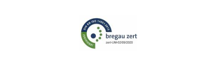 Zu sehen ist das Logo vom Brego-Zertifikat ISO 14001 | © Die Bremer Stadtreinigung